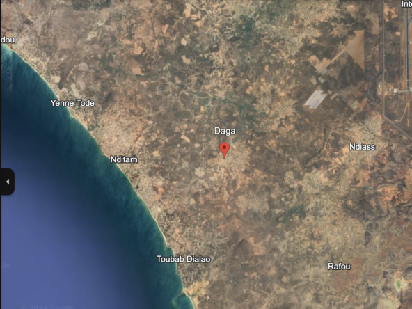 Terrain de 2100 m2 à Dagga - Sénégal